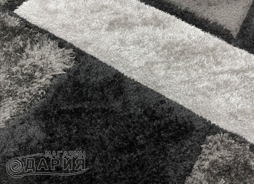 Тъкан килим 3D SHAGGY GRANDE 720 black